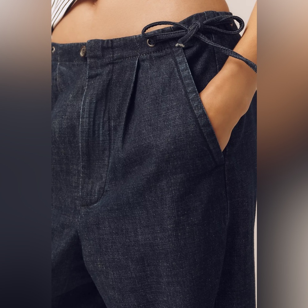 Anthropologie Pilcro Mid-Rise Pull-On Jogger Jeans  Size 32 - Picture 6 of 8